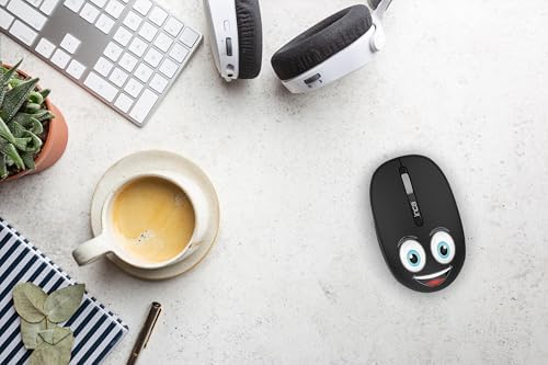 Alternative view of INCA Weeny IWM-245ST DESİNG 3D WİRELESS SİYAH MOUSE Sevimli Emoji Karakterli,2.4 GHz USB,Ergonomik Zarif Kullanım Şekli, Konforlu Dokunuş Hissi,1200 Dpi, 10M Çekim Mesafesi,Uyku Modu