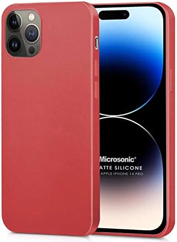 Alternative view of Silicone 14 Pro için Kılıf Kırmızı [ 14 Pro ile Uyumlu Kılıf - Kırmızı]
