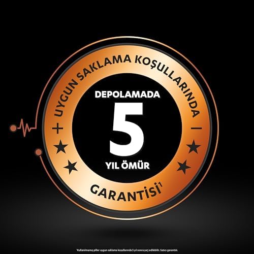 Şarj Edilebilir Pil AA Kalem (2'li Paket), 1300 mAh NiMH, 2000 Sarj Döngüsü, Önceden Sarj Edilmiştir