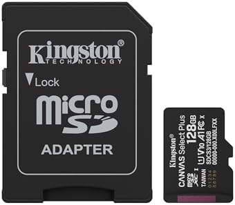 Alternative view of 128GB microSDXC Canvas Select Plus Gen3 150MB/s A1 Card + Adapter