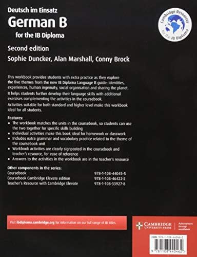 Alternative view of Deutsch im Einsatz Workbook: German B for the IB Diploma