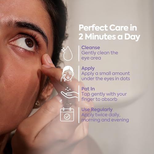 Care Göz Altı Kremi – Morluk ve Şişlik Karşıtı –%5 Kafein +%2 Hyalüronik Asit – Kırışıklık, Torba ve İnce Çizgiler için Aydınlatıcı Göz Kremi – Kore Esintili Göz Çevresi Kremi, 40 ml