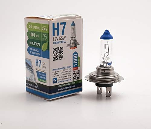 Ampul H7 12V 55W Eco +%30 Fazla Işık Halogen PHT PH5507 E