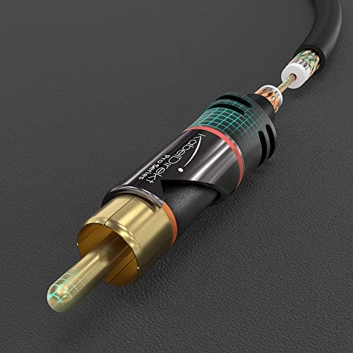 Alternative view of – Cinch'ten 3,5mm 'a Adaptör Kablosu – 3m – Çok yönlü tak ve çalıştır ses kablosu (Aux/3,5 mm'den 2x Cinch/RCA'ya akıllı telefon, tablet, ses çubuğu, TV, dizüstü bilgisayar, MP3)