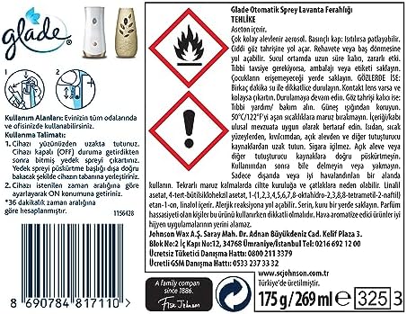 Lavanta 2'li Yedek Otomatik Sprey (2 x 269 mL)