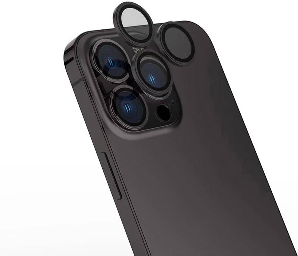 Alternative view of ZORE İle Uyumlu 16 Pro 16 Pro Max CL-15 Parmak İzi Bırakmayan Anti-Reflective Kamera Lens Koruyucu Gri