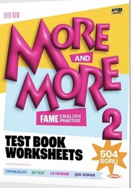 2.Sınıf More and More Worksheets Testbook 2020