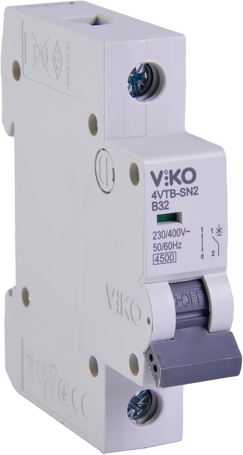 4VTB-1B32 Otomatik Sigorta 4,5kA B Tipi 1 Kutup 32A