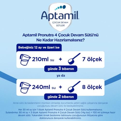4 Prebiyotikli Çocuk Devam Sütü 800 Gr