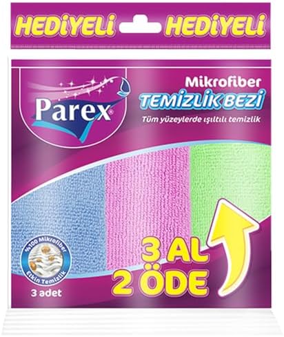 Mikrofiber Temizlik Bezi 3'lü Paket