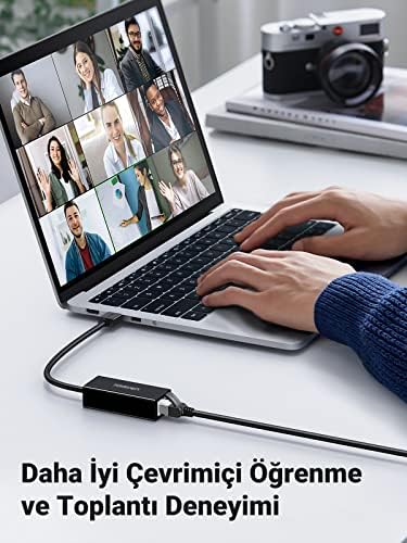 USB 3.0 to Gigabit Ethernet Dönüştürücü Adaptör Siyah