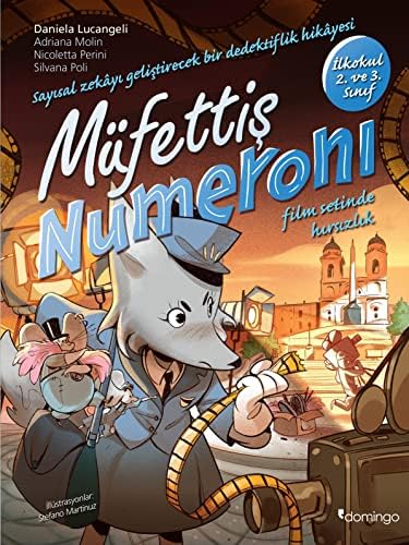 Alternative view of Müfettiş Numeroni 1: Film Setinde Hırsızlık - Sayısal Zekâ Gelişimi için Etkinlikli ve Çıkartmalı Dedektiflik Çizgi Romanı (7-9 Yaş)