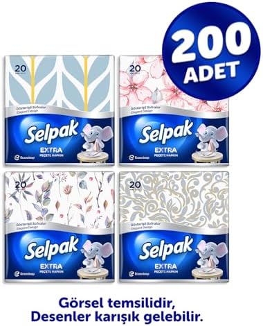 Extra Desenli Peçete 20'li