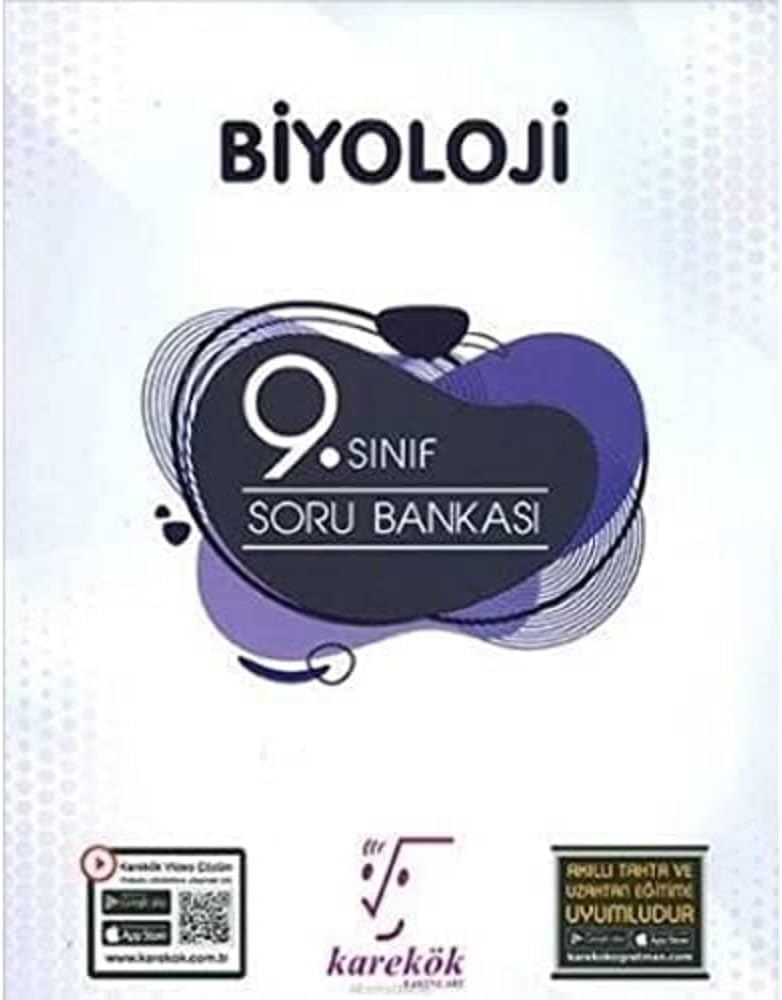 Karekök Yayınları 9. Sınıf Biyoloji Soru Bankası Karekök