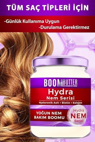 BOOM BUTTER Hydra Yoğun Nem Saç Bakım Boom'u 190 ML