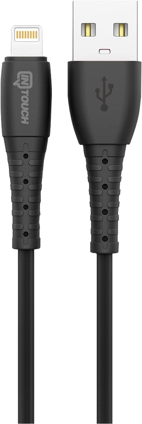 Soft 2.4A Uyumlu Lightning USB Şarj ve Data Kablosu, 1 Metre - Siyah - Görsel 2