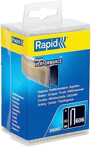 Zımba teli Tip 606, 30 mm zımba, 3.600 adet plastik kutu, ahşap için dar sırt mandalları, reçine yüzeyli - Görsel 3