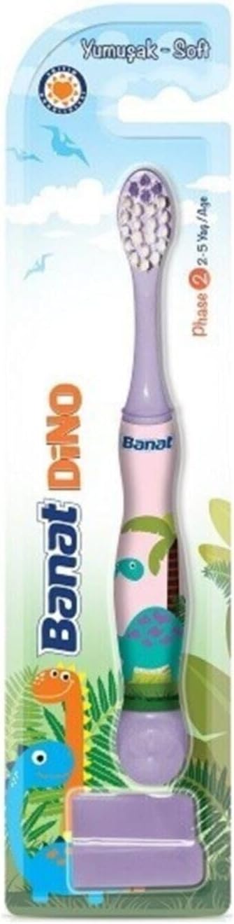 Dino 2+ Yaş Çocuk Diş Fırçası, Asorti
