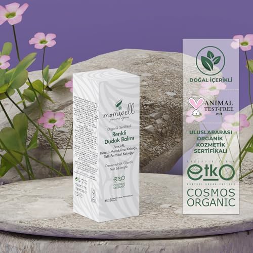 Organik Kırmızı Renkli Dudak Balmı Stick 5 Ml