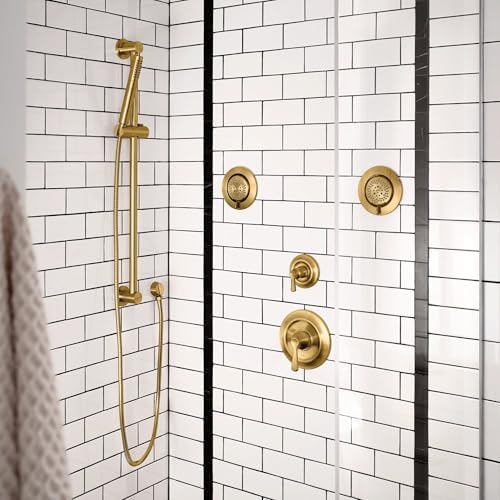 Moen AT2199BG Collection Evrensel Standart Duş Kolları için Yedek Flanş, Fırçalanmış Altın - Görsel 3