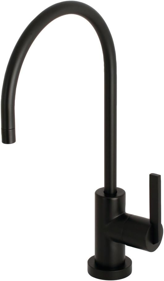 Brass KS8190CTL Kontinental Su Filtrasyon Bataryası, 13,7 cm Ağız Erişiminde, Mat Siyah - Görsel 3