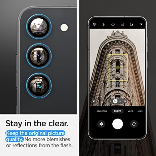 Galaxy S23 Plus / S23 ile Uyumlu Kamera Lens Camı Koruyucu Kolay Kurulum GLAS.tR EZ Fit Optik Pro (2 Adet) - AGL05962 - Görsel 2