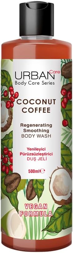 Coconut Coffee Yenileyici ve Pürüzsüzleştirici Duş Jeli 500 ml- Vegan