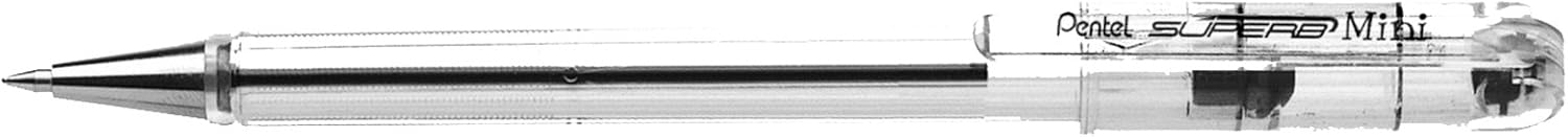 Mini 0.7 mm Yağ Bazlı Roller Kalem 12'li Kutu SİYAH