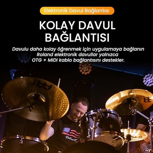 Lightning to MIDI USB-B iPad Uyumlu Müzik Enstrüman Kablosu - Görsel 3