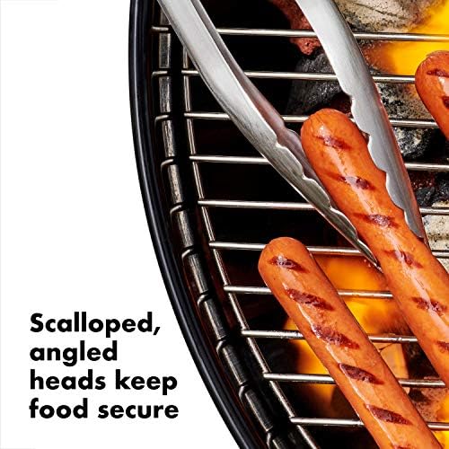 Spatula ve Maşa Seti - Bulaşık Makinesinde Yıkanabilir Barbekü Maşası Seti Paslanmaz Çelik Et Spatulalı - 41 cm ve 47,5 cm