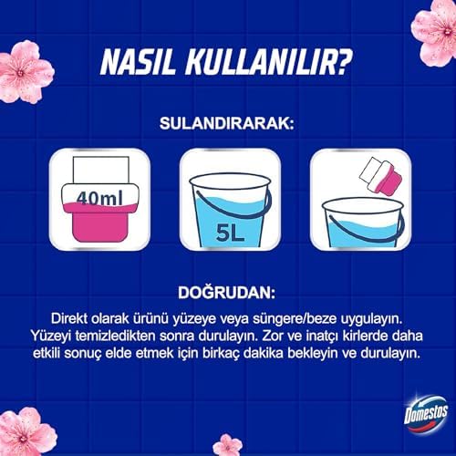 Yüzey Temizleyici Bahar Çiçekleri Maksimum Hijyen Tüm Yüzeyler için Yüzey Temizleyici 1500 ml