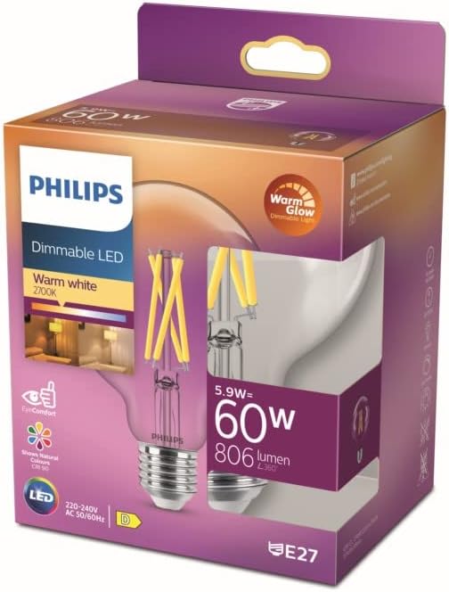 Alternative view of LED Classic 60W G93 E27 Kısılabilir Filament Glob WGD90