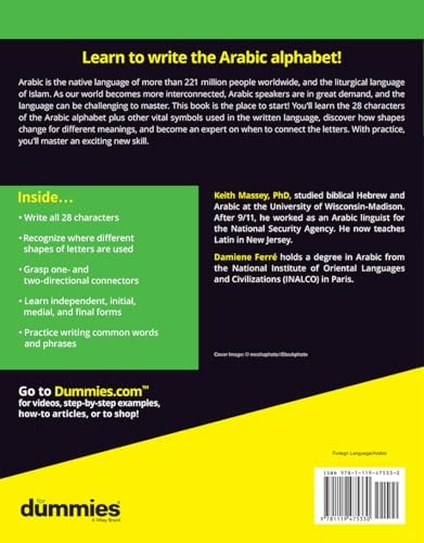 Alternative view of Arabic Character Writing For Dummies