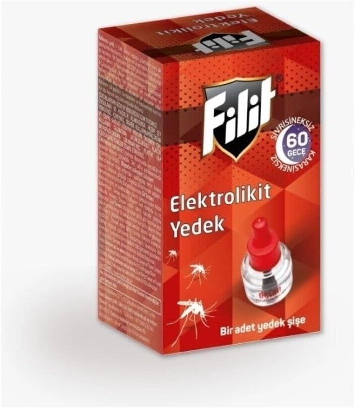 Filit Elektrolikit Yedek Şişe 60 Gece Sivrisinek Karasinek Kovucu