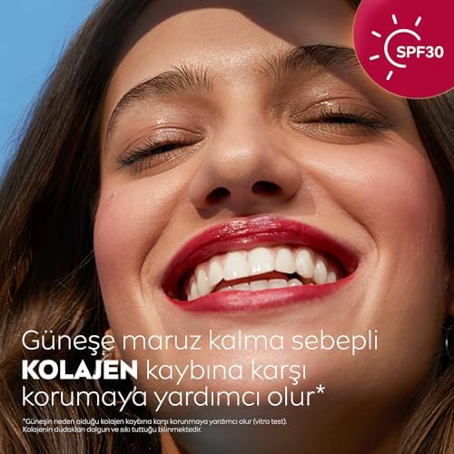 Alternative view of SPF30 Kırmızı Renkli Dudak Bakım Kremi,4,8gr,24 Saat Nemlendirme,E Vitamini,Organik Yağı,Shea Yağı,Dudak Ve Yanaklar İçin,Allık Etkisi,Mineral Yağı Bulunmaz