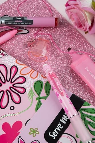 NOTE DEFTER 15 X 21 CIZGILI DESENLİ SEKER PEMBE