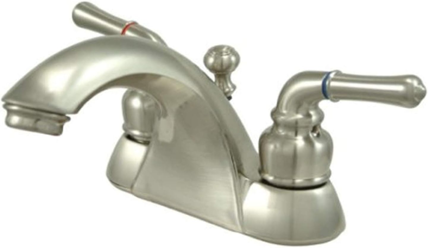 Alternative view of Brass KB2628 Napoli 4 İnç Centerset Lavabo Bataryası, Fırçalanmış Nikel