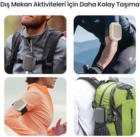 Alternative view of Lava Clip 5W Klipsli Su Geçirmez Taşınabilir Mini Bluetooth Hoparlör Yeşil