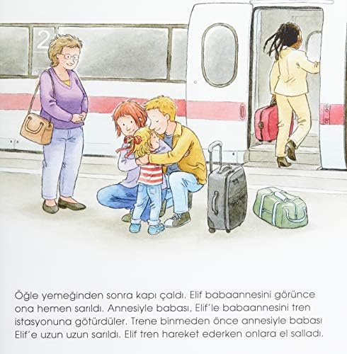 Elif Babaannesiyle Dedesini Ziyaret Ediyor İlk Okuma Kitabım