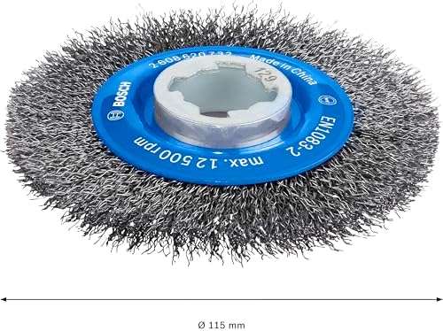 Professional Accessories cam fırçası, dalgalı tel Clean (metal için, X-LOCK, Ø 115 mm, tel kalınlığı 0,3 mm) - Görsel 3