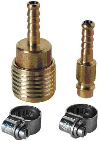 Orijinal  Hortum Bağlantı Seti, 4 parça 6 mm (Kompresör Aksesuarı, 4 parçalı set, 1x tek elle hızlı bağlantı parçası, 2x hortum kelepçesi dahil) - 4139500
