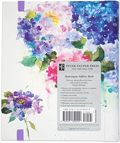 HYDRANGEAS LG ADDR BK