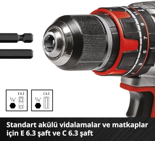 Orijinal L-CASE 40 parçalı uç ve matkap seti (25 mm uçlar, hızlı değiştirilebilir uç tutucu, lokma anahtar, havşa, metal, beton ve ahşap matkap uçları, saklama kutusu dahil) - 49109053 - Görsel 3