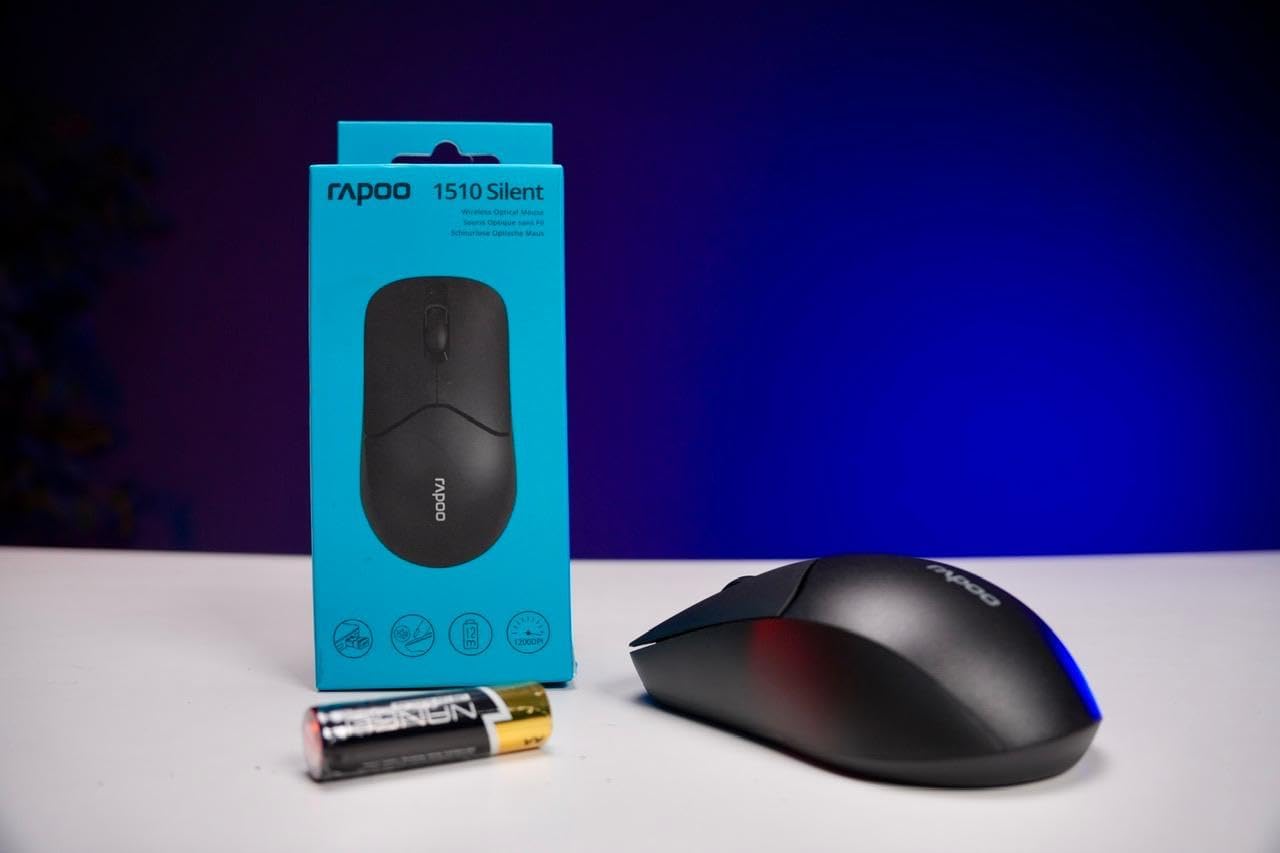 Rapoo 1510 WIRELESS OPTICAL MOUSE BLACK