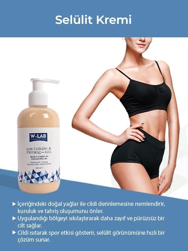 Alternative view of Selülit Karşıtı Sıkılaştırıcı Çatlak Giderici Jel 250 ML