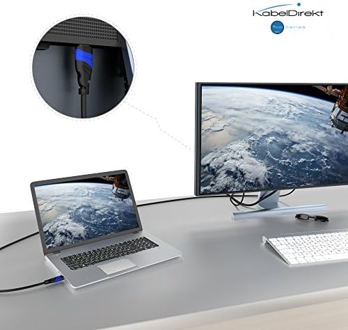 – 8K DisplayPort Kablo – 2m – DP Kablosu, Almanya’da geliştirilmiştir – 0,5-10m arasında mevcuttur (PC/Laptop için Display Port Monitör Kablosu, 8K/4K@60Hz, 144Hz, Dolby Audio, siyah)