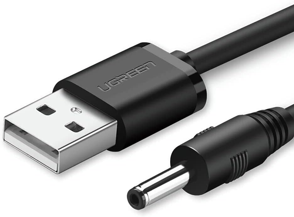 USB DC 5V 3.5mm Güç Kablosu 1 Metre