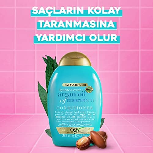Alternative view of ekstra güçlü nemlendirici ve canlandırıcı argan oil of morocco sülfatsız saç kremi (1 x 385 ml)