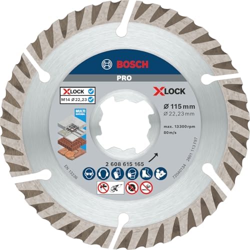 Professional Accessories X-LOCK - Standard Seri Genel Yapı Malzemeleri İçin Elmas Kesme Diski 115 mm - Görsel 3