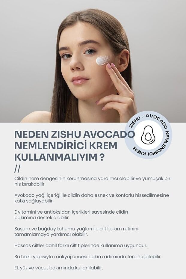 Zishu Nemlendirici El/Yüz/Vücut Kremi 20 ml